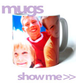 photo mugs, super gloss photo gifts